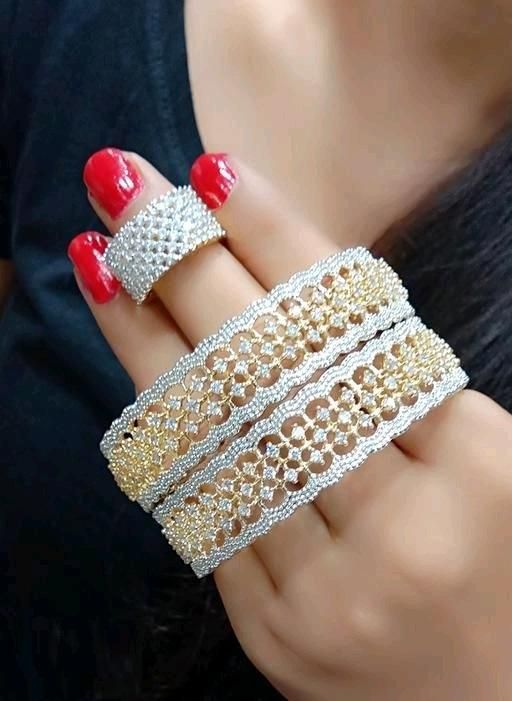 Radiant American Diamond Jewellery Set Radiant American Diamond Jewellery Set